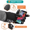 SUN CUBE Winter Gloves Men Women, Touch Screen Thermal Fingertips, Cold Wind Resistant Running Cycling Hiking Driving - 2 of 4