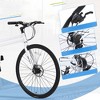 Infurnic Bicycles, Hybrid bike with Adjustable Seat, Road Bike For men women, White, 69.29"*25.2"*37" - 4 of 4