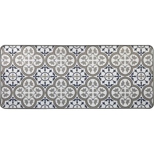 Evideco French Home Goods Paco Printed Kitchen Floor Mats - Non-Slip, Easy Maintenance, Tile Design, Available in Two Sizes - 1 of 4