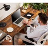 CAVINAS Home Office Desk 40" L Modern Computer Desk with 2 Storage Drawers, Shelf and Hook for Study, Work - 2 of 4