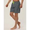 Lars Amadeus Men's Solid Beach Shorts Drawstring Surfing Mesh Lining Swimwear Board Shorts - image 2 of 4