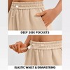 Womens Athletic Short Summer Sweat Shorts Comfy Lounge Shorts with Elastic Waist Sporty Bottoms with Pockets Gym Yoga Sports Shorts - 3 of 4