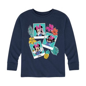 Boys' - Disney - Minnie Assorted Pics Long Sleeve Graphic T-Shirt - 1 of 4