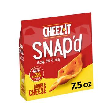 Cheez-It Snap'd Double Cheese Crackers - 7.5oz