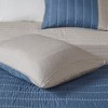 Gracie Mills Fritz Modern Chic 3-Piece Microfiber Quilt Set with Printed Color Blocking - 3 of 4