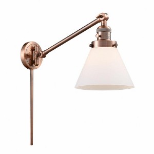 Cone - 1 Light Swing Arm Wall Sconce In Industrial Style-25 Inches Tall and 8 Inches Wide - 1 of 1