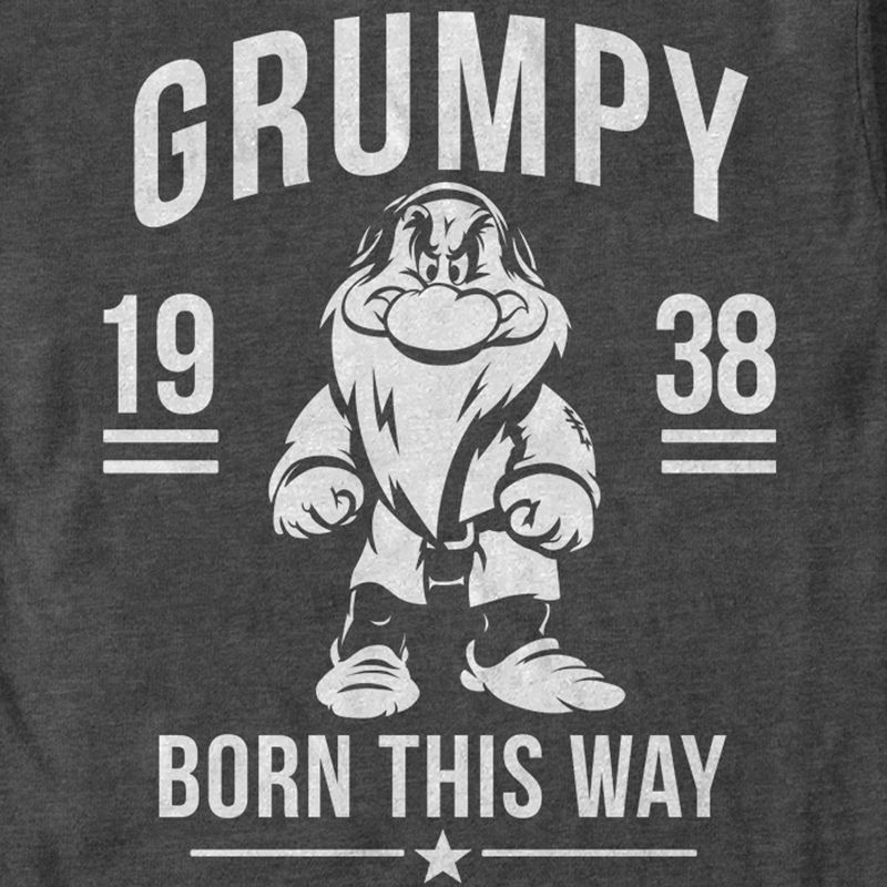 Men's Snow White and the Seven Dwarves Grumpy Born This Way T-Shirt, 2 of 6