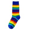 Rainbow Striped Pattern Socks from the Sock Panda (Women's Sizes, Adult Medium) - 2 of 3