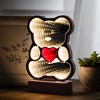 Northlight LED Lighted 3D Teddy Bear with Heart Infinity Mirror - 8" - 2 of 4