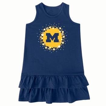 NCAA Michigan Wolverines Girls' Infant Ruffle Dress