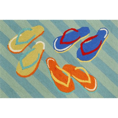 flip flops blue