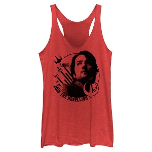 Womens Star Wars: Andor Cassian Join the Rebellion Racerback Tank - 1 of 4