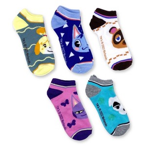 Nintendo Animal Crossing 5pk Ankle Socks - 1 of 4