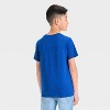 Boys' Short Sleeve 'Camp Fire' Graphic T-Shirt - Cat & Jack™ Royal Blue - 3 of 4