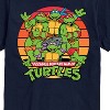 Men's - Teenage Mutant Ninja Turtles - Retro Sunset Circle Short Sleeve Graphic T-Shirt - 2 of 4