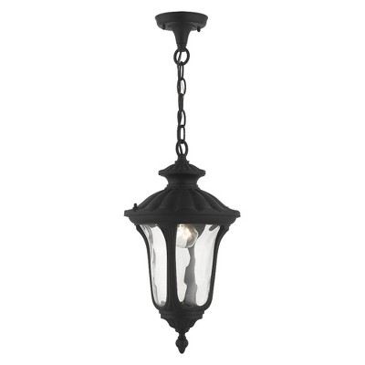 Livex Lighting Oxford 1 - Light Pendant in  Textured Black
