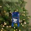 Northlight 4.5" Shiny Blue Glittered Express Mail USPS Mailbox Glass Christmas Ornament - 2 of 4