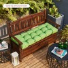 ARTPLAN Outdoor 48 Inch Bench Cushion Tufted for Outdoor Furniture, 48"x18"x4" Wicker Patio Loveseat Cushion All Weather - 2 of 4