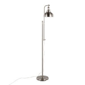 Emery Industrial Floor Lamp in Nickel by LumiSource - 1 of 1