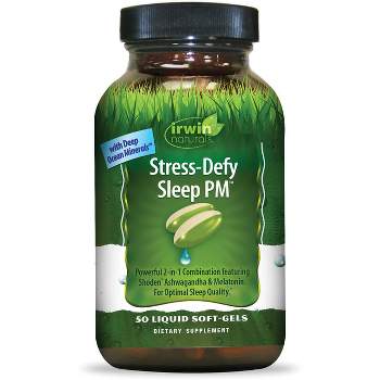 Irwin Naturals Stress-Defy Sleep Pm 50 Softgels