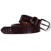 INSPIRE CHIC Women's Carved Multi-Hole Hollow Leather Belts - 3 of 4