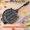 VEVOR Tortilla Press, 8 Inch Tortilla and Roti Maker, Cast Iron Heavy Duty Tortilladora Press, Pre-Seasoned Pataconera Maker, Silver - 4 of 4