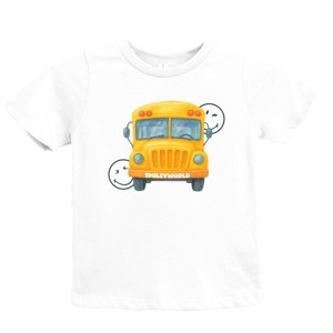 The Juniper Shop SmileyWorld Watercolor Bus Youth Short Sleeve Tee - 1 of 4