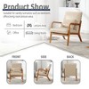 NicBex Velvet Accent Chair Modern Lounge Armchair with Pillow and Wood Frame for Bedroom,Living Room - 4 of 4
