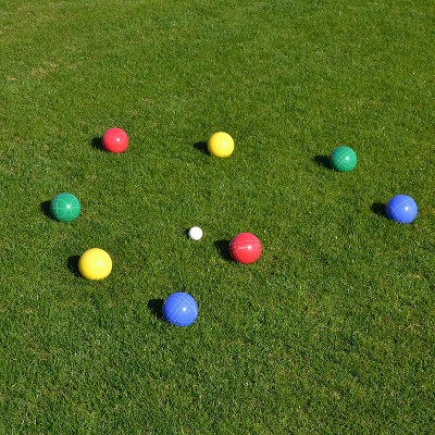 GoSports Multicolor Resin Bocce Ball Set with Carrying Case