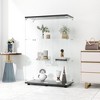 NicBex 3 Shelves File Cabinet with Double Door Glass Cabinet,Office Cabinet with Spacious Tier-Shelving Design,Filing Cabinet for Home Office - 2 of 4