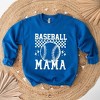 Simply Sage Market Women's Graphic Sweatshirt Checkered Baseball Mama - 3 of 4