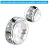 Unique Bargains Durable Sparkling DIY Jewelry Making Spacer Rhinestone Beads 50 Pcs - 3 of 4