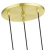 Livex Lighting Downtown 3 - Light Pendant in  Satin Brass - 4 of 4