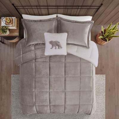 Plush teddy bear online duvet set