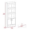 NicBex 3 Shelves File Cabinet with 1 Cabinet,Office Cabinet with Tier-Shelving Design,Modern Storage Cabinet,Filing Cabinet for Home Office - 3 of 4