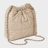 Rouched Chain Crossbody Bag - A New Day™ - 3 of 4