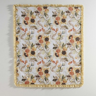 Somerset Floral Gingham Reversible Throw Blanket
