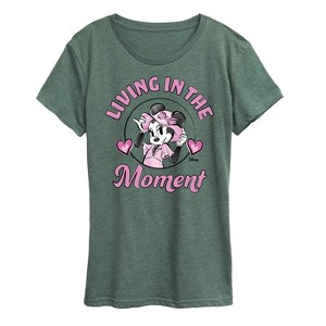 Women's - Disney - Living In The Moment Short Sleeve Graphic T-Shirt - 1 of 4
