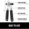 Heavy Duty Stainless Steel Smooth Edge Manual Can Opener and Bottle Openers, Soft Comfortable Handle - 2 of 4