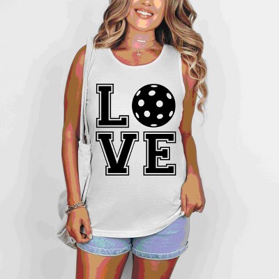 Simply Sage Market Pickleball Love Garment Dyed Tank
