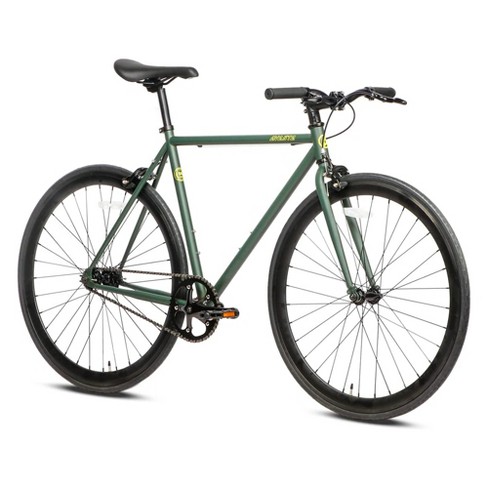 AVASTA BA9002WF 4 700C 54 Inch Single Speed Loop Fixed Gear Urban Commuter Fixie Bike with High TEN Steel Frame for Adults 5 6