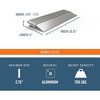 EZ-ACCESS TRANSITIONS Portable Self Supporting Aluminum Angled Entry Threshold Ramp Ideal for Uneven Surfaces or Single Step Rises - 3 of 4