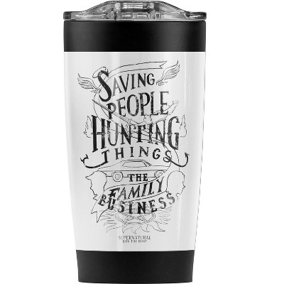Supernatural Family Business Steel Tumbler 20oz Coffee Travel Mug