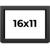 PosterPalooza | Shadow Box 1.5" Depth Black Picture Frame - UV Acrylic, Backing Board, Hanging Hardware - 2 of 4