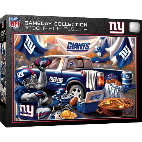 New York Giants 500 Piece Helmet Shaped Puzzle