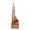 Kurt Adler 10.25-Inch Wooden LED Light-Up Musical/Motion Christmas Village - 2 of 4
