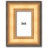 PosterPalooza | Photo Size Traditional Gold Picture Frame - UV Acrylic, Foam Board Backing, Hanging Hardware - 2 of 4