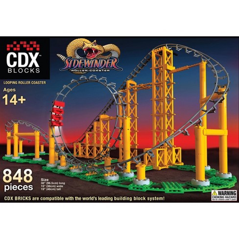 Cdx Blocks: Sidewinder - 848 Pieces, Building Brick Set, Gravity ...