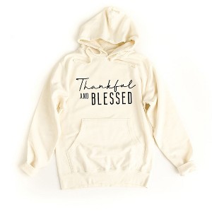 Simply Sage Market Women's Graphic Hoodie Thankful and Blessed - 1 of 3