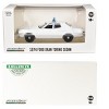 1974-1976 Ford Gran Torino Sedan Police Car White with Light Bar 1/64 Diecast Model Car by Greenlight - 3 of 3